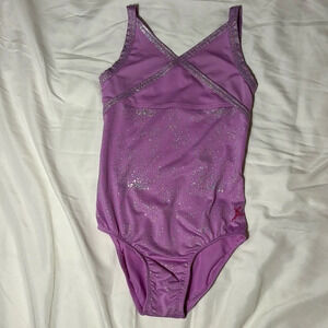 Lavender Purple Gymnastic Dance Leotard size XS